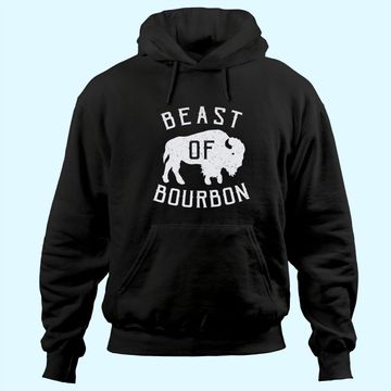 Discover Beast of Bourbon Drinking Whiskey design Bison Buffalo Party Hoodie