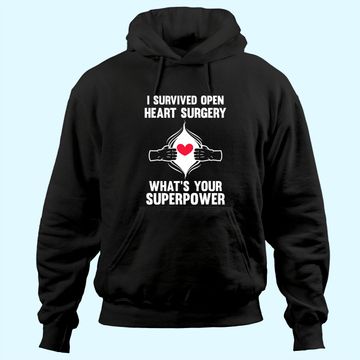 Discover I Survived Open Heart Surgery Open Heart Surgery Men Women Hoodie