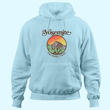 Discover Yosemite National Park Vintage Style Retro 80s Graphic Premium Hoodie