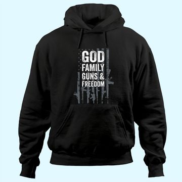 Discover Conservative GOD FAMILY GUNS & FREEDOM Hoodie