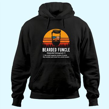 Discover Bearded Funcle Definition Mens Hoodie