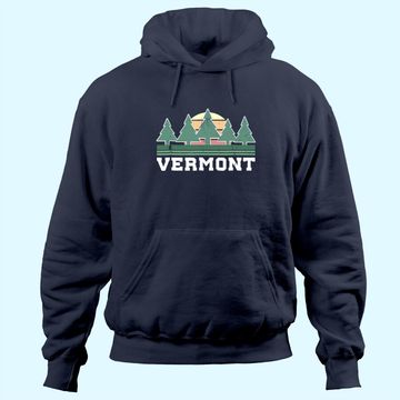 Discover Vermont Hoodie Retro Vintage Hoodie