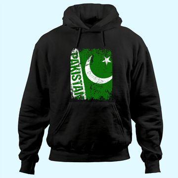 Discover PAKISTAN Big Flag Vintage Distressed Hoodie