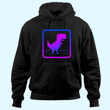 Discover No Internet Dinosaur Graphic Design Hoodie