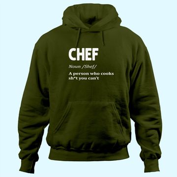Discover Chef Men's Hoodie Definition