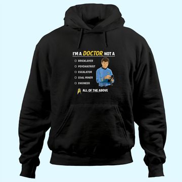 Discover Star Trek Original Series McCoy I'm A Doctor Graphic Hoodie