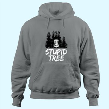 Discover Stupid Tree Disc Golf Hoodie Funny Frisbee Golf Tee Hoodie