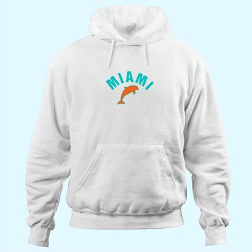 Discover Miami Men's Hoodie Retro Dolphin