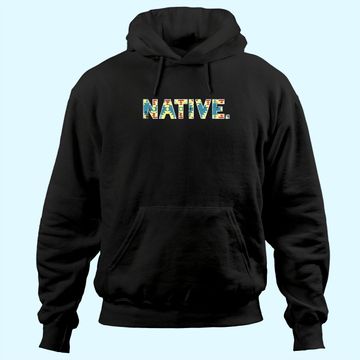Discover Native America Native American Indigenous Distressed Hoodie