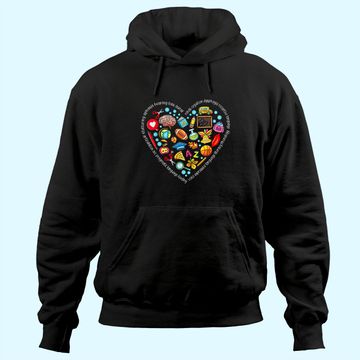 Discover Speech Language Pathology Heart Shape Speech Therapy Hoodie