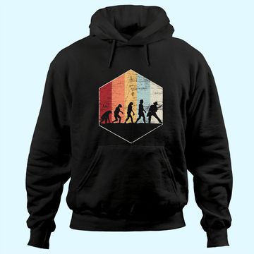 Discover Vintage Men Evolution Bass Guitar Hoodie