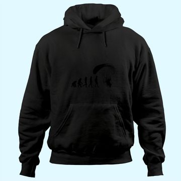 Discover Skydive Paraglider Parachuting Skydiving Paramotor Evolution Hoodie