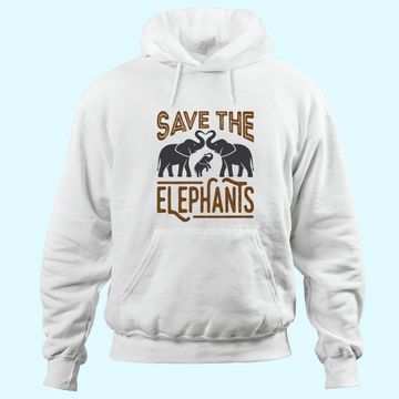 Discover Protect Wildlife Save The Elephants Hoodie