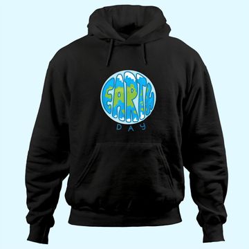 Discover Retro Happy Earth Day, Environment, Saving the Planet Hoodie