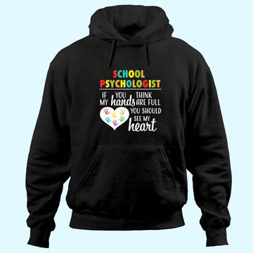 Discover School Psychologist Heart Hoodie