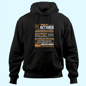 Discover Born In October Scorpio Hoodie