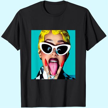 Discover Cardi B Album Cover Drag Queen Cool T-Shirt