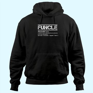Discover Cool Uncle Gift Uncle B-day Present Funcle Definition Uncle Hoodie