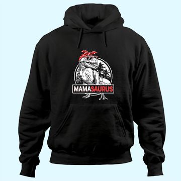 Discover Mamasaurus T rex Dinosaur Funny Mama Saurus  Hoodie