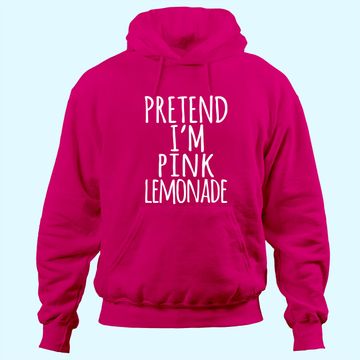 Discover Lazy Halloween Costume Pretend I'm Pink Lemonade Hoodie
