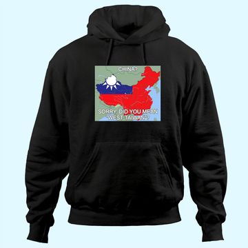 Discover West Taiwan Hoodie Taiwan Map West Taiwan Hoodie