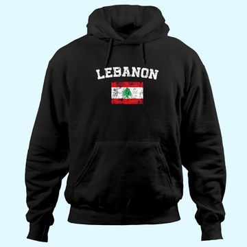 Discover Vintage Flag Lebanon Hoodie