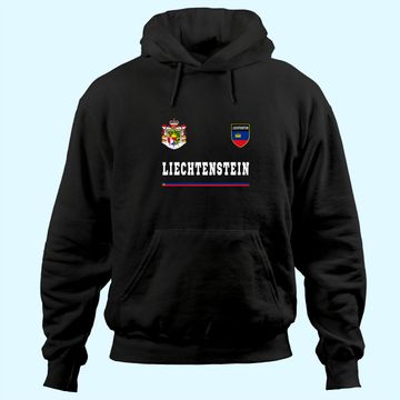 Discover Liechtenstein Flag Football Hoodie
