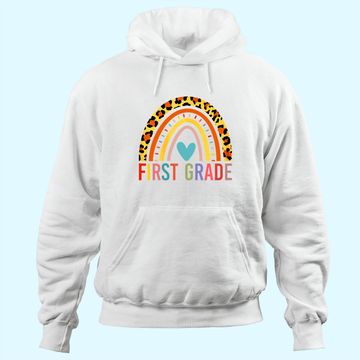 Discover First Grade Rainbow Girls Boys Teacher Team Hoodie