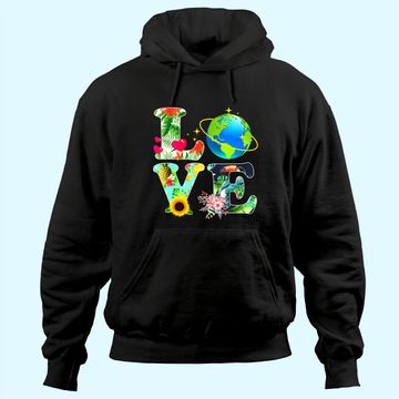 Discover Love World Earth Day 2021 Environmental Saving The Planet Hoodie