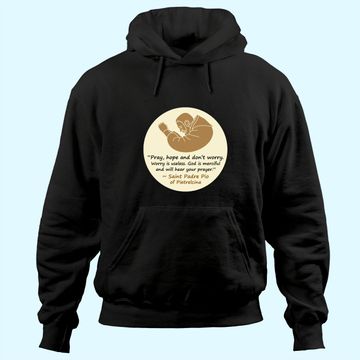 Discover Saint Padre Pio Hoodie