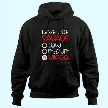 Discover Virgo Zodiac Sign Birthday Savage August September Hoodie