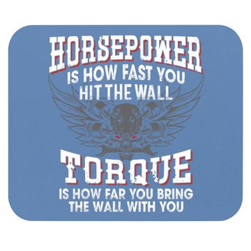 Discover Mechanic Mouse Pad Horsepower Torque Funny Mouse Pad
