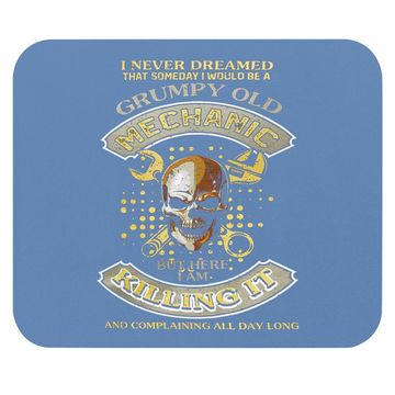 Discover I Am A Grumpy Old Mechanic Mouse Pad