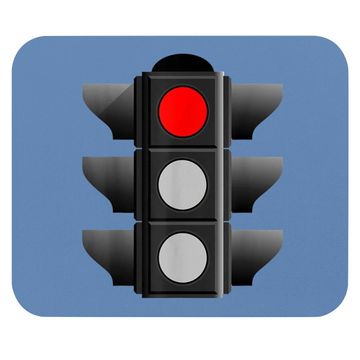 Discover Traffic Light Party Mouse Pad