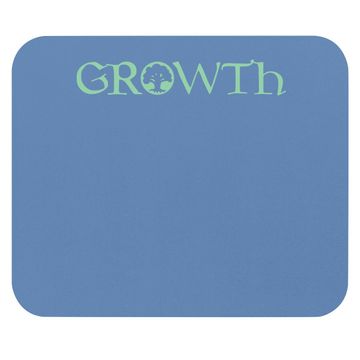 Discover Growth Green Magic Mana Symbol Mouse Pad