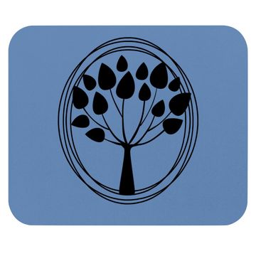 Discover Tree Circle Mouse Pad