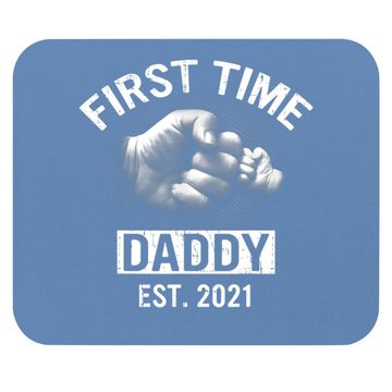 Discover Mouse Pad First Time Daddy Est 2021