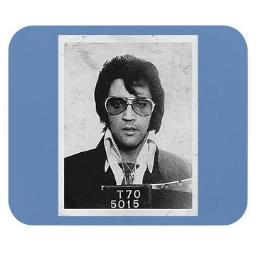 Discover Elvis Presley Mugshot Poster Mouse Pad