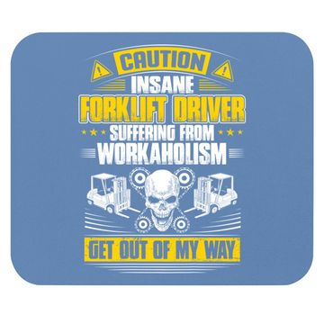 Discover Forklift Operator Get Out Of My Way Forklift Driver Mouse Pad