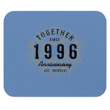 Discover 25th Anniversary Together Since 1996 Mouse Pad