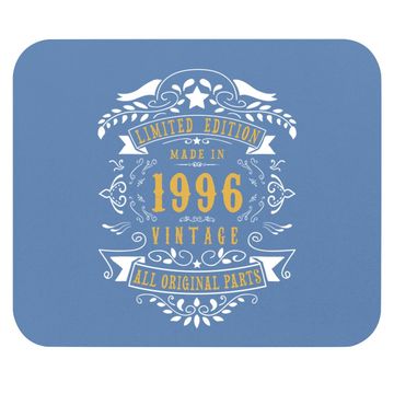 Discover 25 Years Old Made In 1996 25th Birthday, Anniversary Gift Mouse Pad