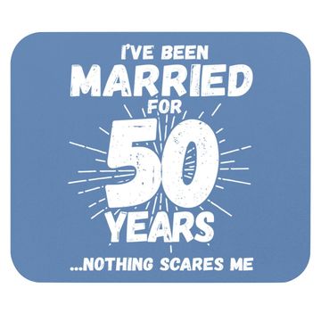 Discover Couples Married 50 Years - Funny 50th Wedding Anniversary Mouse Pad