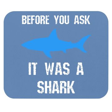 Discover Funny Amputee Amputation Surgery Shark Humor Mouse Pad