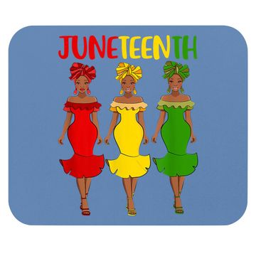 Discover Juneteenth Melanin Black Mouse Pad