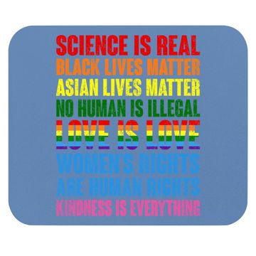 Discover Stop Hate Asian Mouse Pad Science Is Real Black Lives Matter