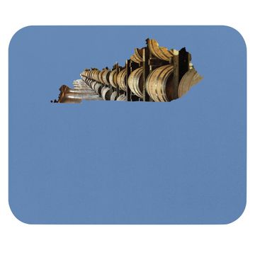 Discover Kentucky Mouse Pad I Bourbon Trail Barrel Gift State Map Mouse Pad