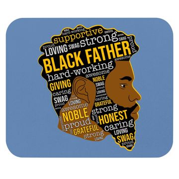 Discover Black Father King Afro African Man Mouse Pad