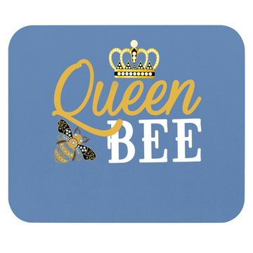 Discover Queen Bee Crown Mouse Pad Cute Gift For Woman Beekeeper Mouse Pad