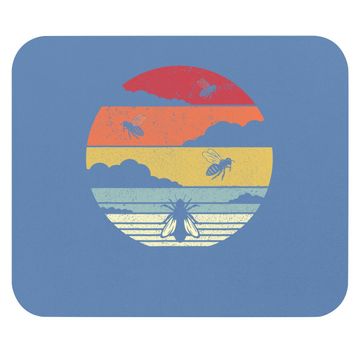 Discover Bee Mouse Pad. Retro Style Beekeeper Mouse Pad