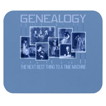 Discover Genealogy Time Machine Mouse Pad